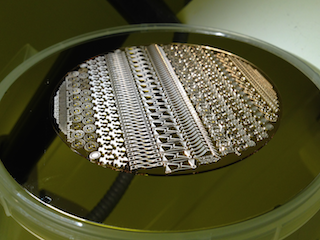 Wafer-batch with electroformed Nickel-components